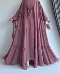 এক্সক্লুসিভ পরী কটি বোরকা সেট - প্রিমিয়াম দুবাই চেরি ফেব্রিক