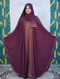 এক্সক্লুসিভ অ্যারাবিয়ান স্টাইল দুবাই চেরি স্টোন ওয়ার্ক বোরকা