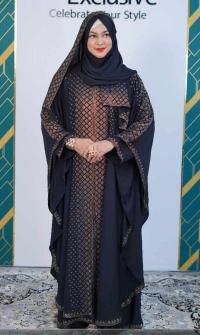 এক্সক্লুসিভ অ্যারাবিয়ান স্টাইল দুবাই চেরি স্টোন ওয়ার্ক বোরকা