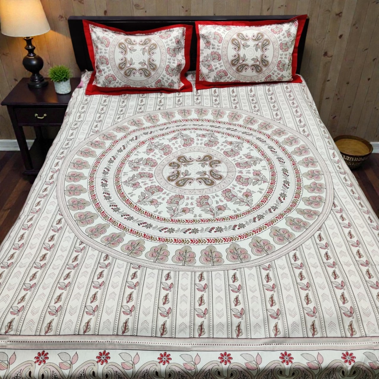 Panel Cotton Bed-sheet