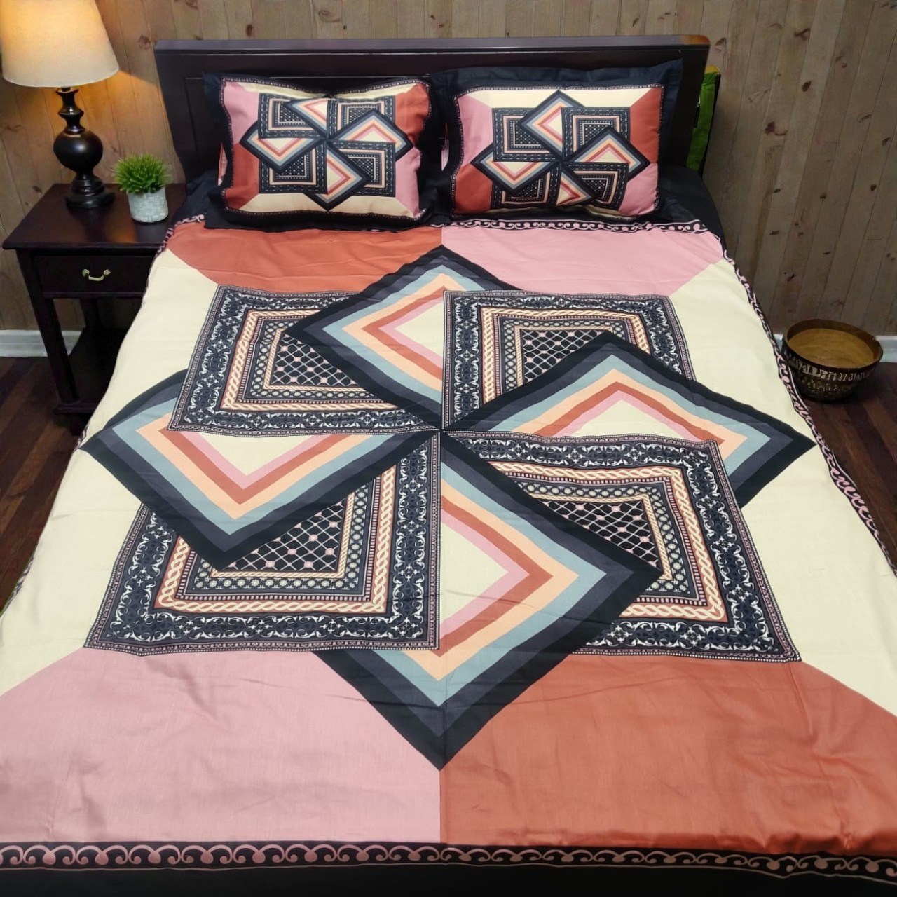 Panel Cotton Bed-sheet