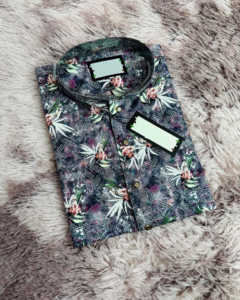 প্রিমিয়াম সুতি ডিজিটাল প্রিন্ট পাঞ্জাবি - আরামদায়ক ও ট্রেন্ডি কালেকশন