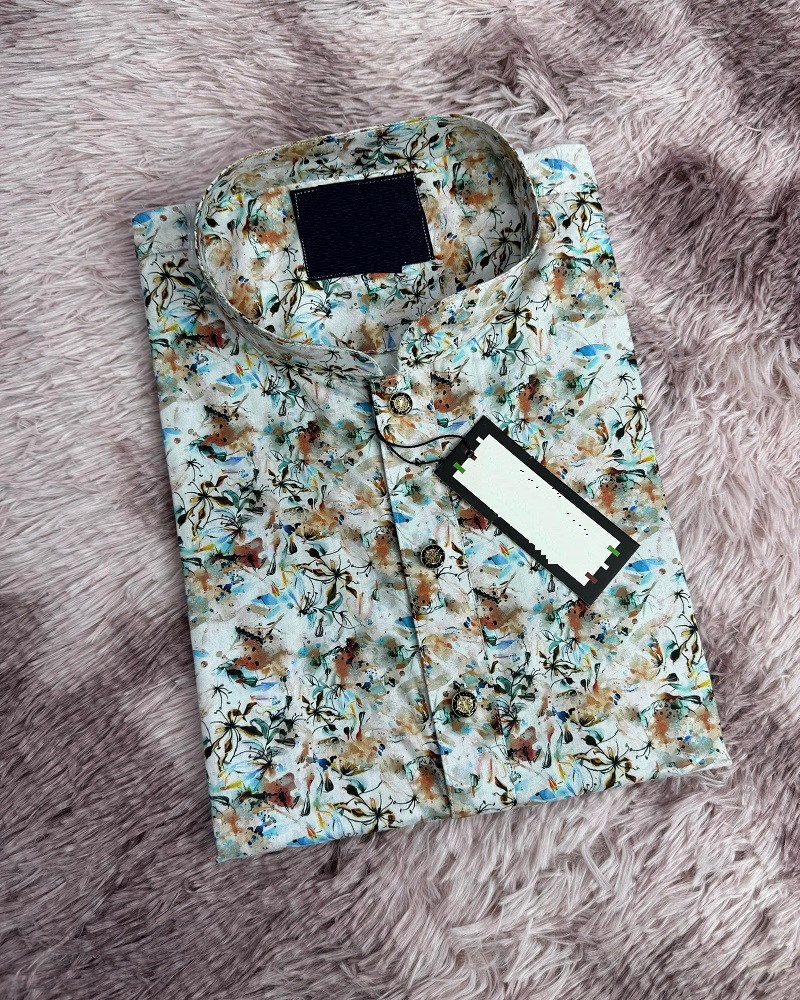 প্রিমিয়াম সুতি ডিজিটাল প্রিন্ট পাঞ্জাবি - আরামদায়ক ও ট্রেন্ডি কালেকশন