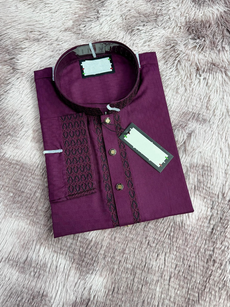 এক্সক্লুসিভ এমব্রয়ডারি কটন পাঞ্জাবি - প্রিমিয়াম সফট ফেব্রিক ও নিখুঁত কারুকাজ