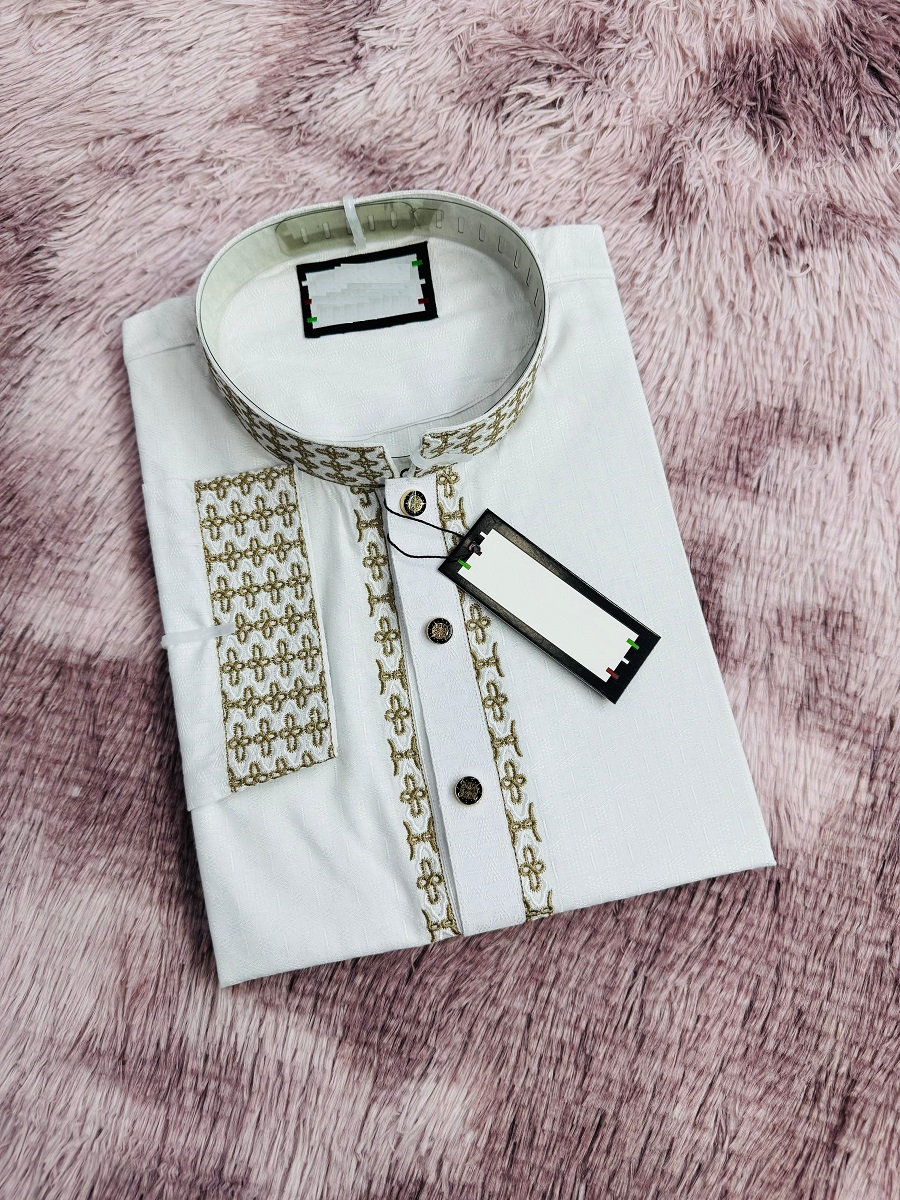 এক্সক্লুসিভ এমব্রয়ডারি কটন পাঞ্জাবি - প্রিমিয়াম সফট ফেব্রিক ও নিখুঁত কারুকাজ