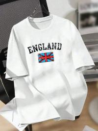 England Heritage Edition Drop Shoulder T-Shirt White