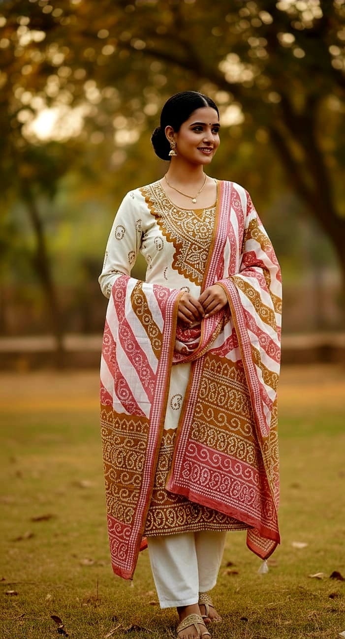 সফট কটন থ্রি-পিস কালেকশন - আরামদায়ক ও মার্জিত ডিজাইন