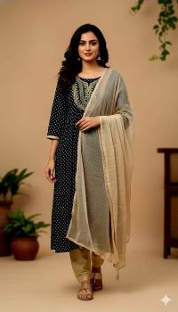 সফট কটন থ্রি-পিস কালেকশন - আরামদায়ক ও মার্জিত ডিজাইন