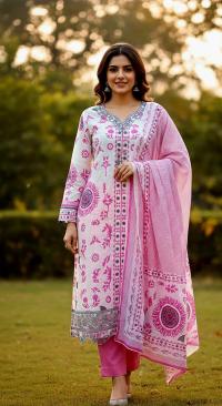 সফট কটন থ্রি-পিস কালেকশন - আরামদায়ক ও মার্জিত ডিজাইন