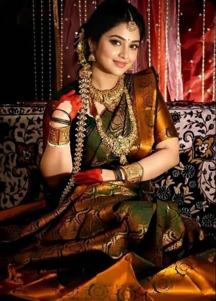 Kanjivaram katan Saree with blause pcs