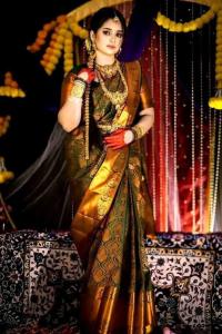 Kanjivaram katan Saree with blause pcs ⭐⭐⭐⭐