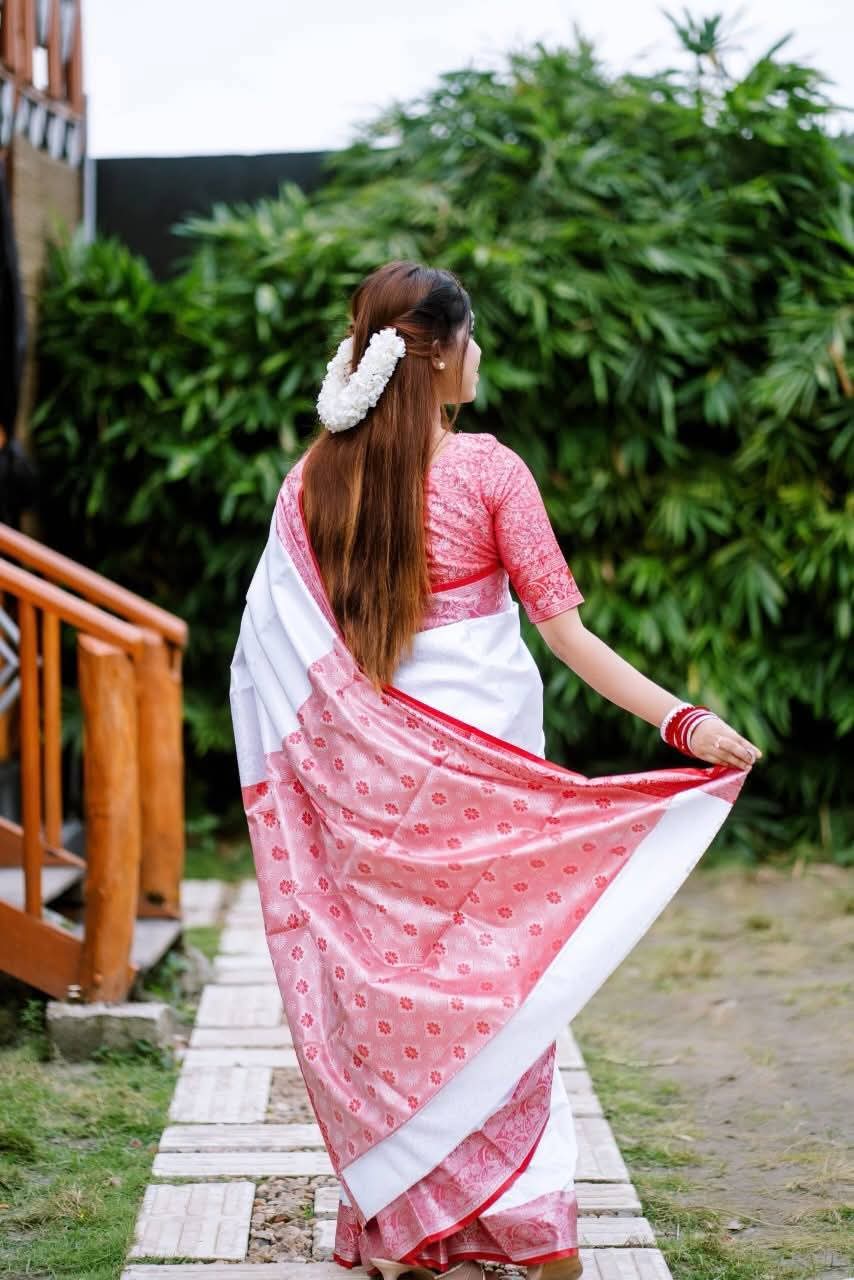 Kanjivaram katan Saree with blause pcs ⭐⭐⭐⭐