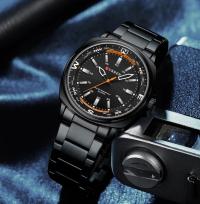 CURREN 8455 Luminous Stainless Steel Quartz Watch For Men