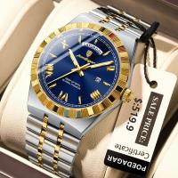 Poedagar 872 Luxury Fashion Stainless Steel Waterproof Watch For Men