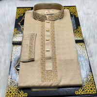 এমব্রয়ডারি চায়না কটন পাঞ্জাবি - স্ন্যাপ বাটন ও মার্জিত ডিজাইন