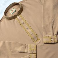 অরিজিনাল চায়না জাফরান এমব্রয়ডারি পাঞ্জাবি - প্রিমিয়াম কাফ হাতা ও স্ন্যাপ বাটন কালেকশন