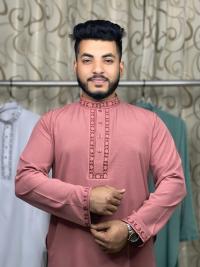 অরিজিনাল চায়না স্টিচ এমব্রয়ডারি পাঞ্জাবি - স্ন্যাপ বাটন প্রিমিয়াম কালেকশন