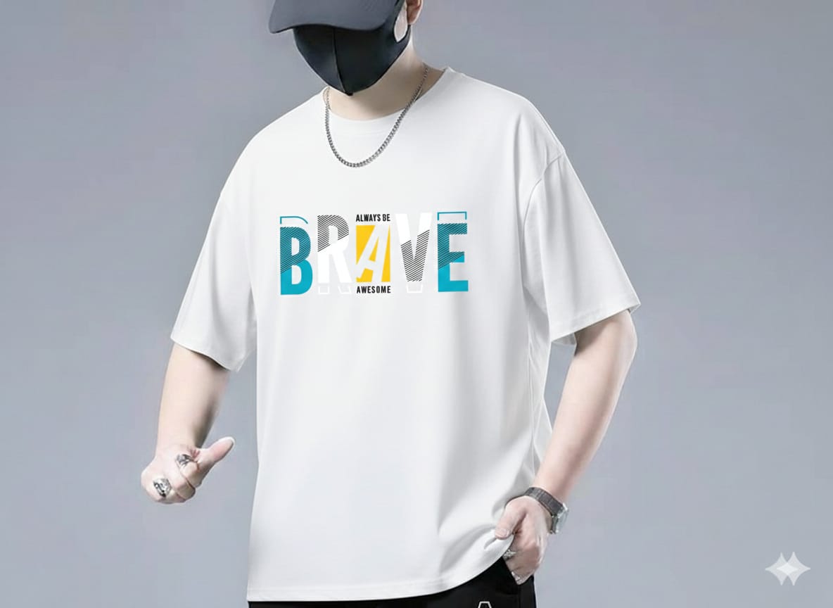 Brave Premium Drop Shoulder T-shirt