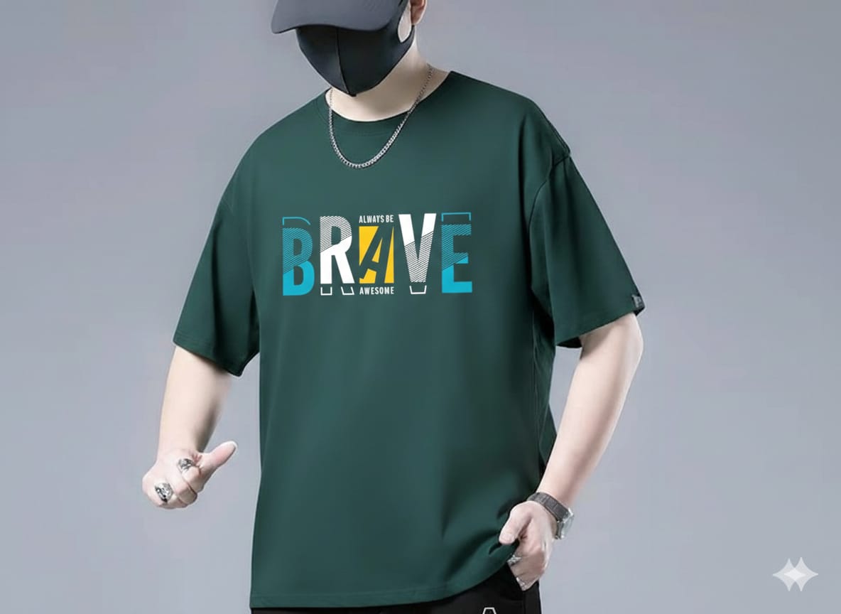 Brave Premium Drop Shoulder T-shirt