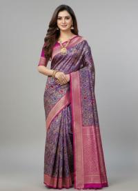 প্রিমিয়াম তানাবানা বেনারসি কাতান শাড়ি - ব্লাউজ পিসসহ রাজকীয় কালেকশন