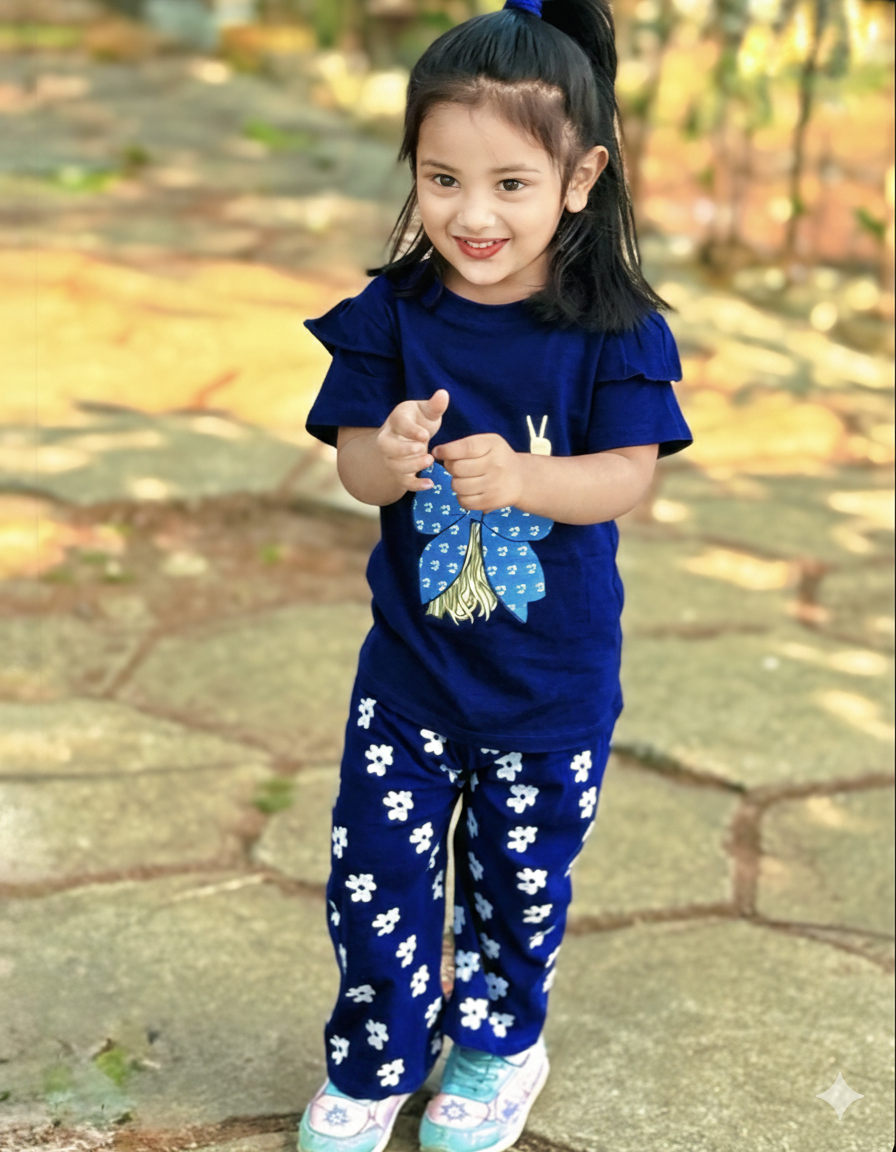 Half Sleeve T-shirt and Pant Set-01