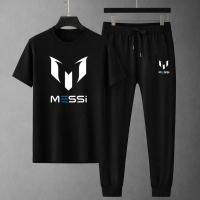 Mesh T-Shirt & Trouser Combo – Football Icon (Black)