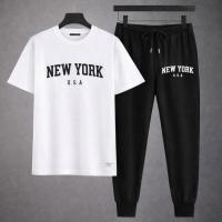 Trendy Mesh T-Shirt & Trouser Combo – New York Design