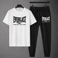 Trendy Mesh T-Shirt & Trouser Combo – Boxing Style Graphic