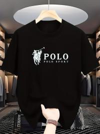 Premium Cotton Drop Shoulder T-Shirt with BLACK Text Print – White | Unisex