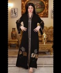 প্রিমিয়াম দুবাই কোটি বোরকা সেট - ৪ লেয়ার হিজাবসহ স্টোন ওয়ার্ক কালেকশন