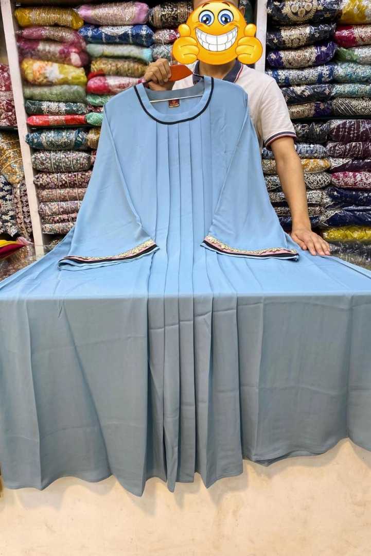 প্রিমিয়াম দুবাই চেরি বোরকা - ১২০+ ইঞ্চি বিশাল ঘেরের মার্জিত কালেকশন