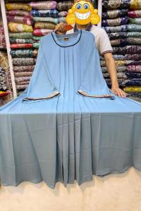 প্রিমিয়াম দুবাই চেরি বোরকা - ১২০+ ইঞ্চি বিশাল ঘেরের মার্জিত কালেকশন