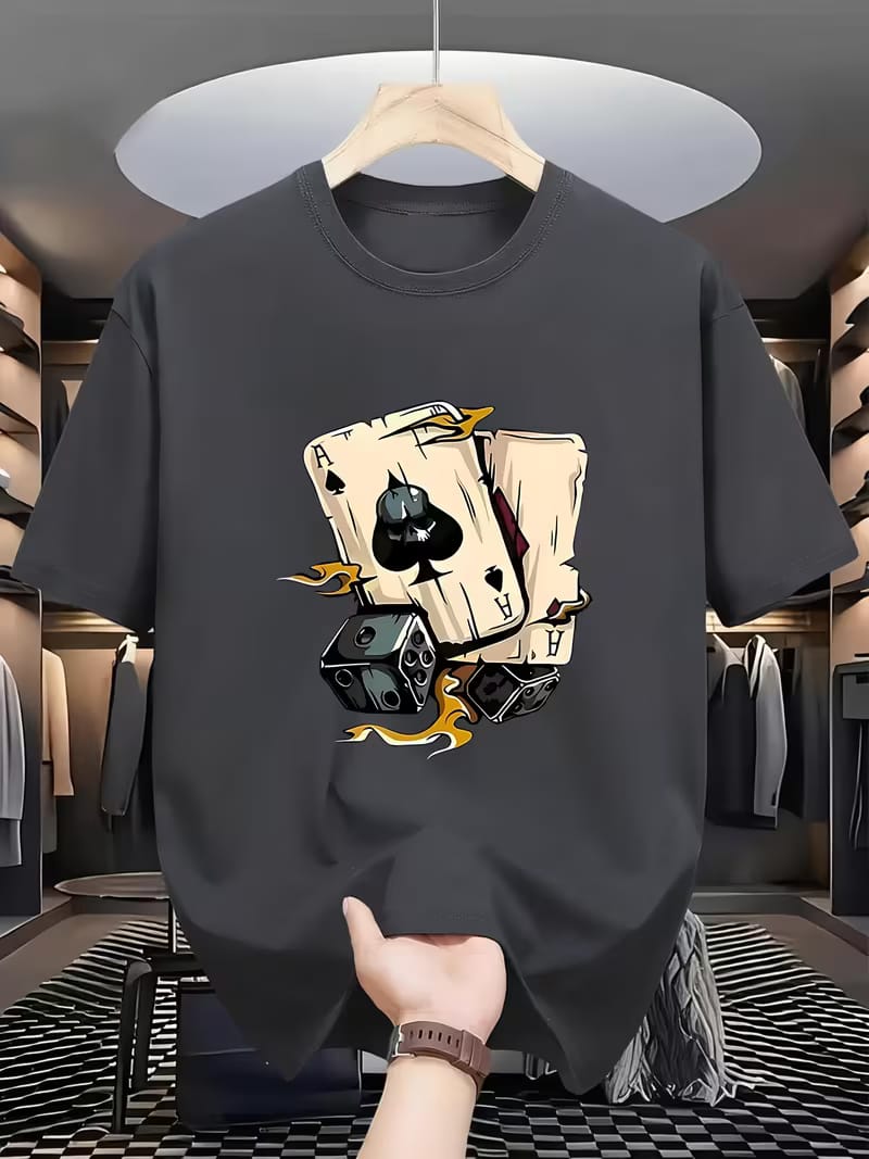 Premium Black Graphic T-Shirt – Badminton Sports Design