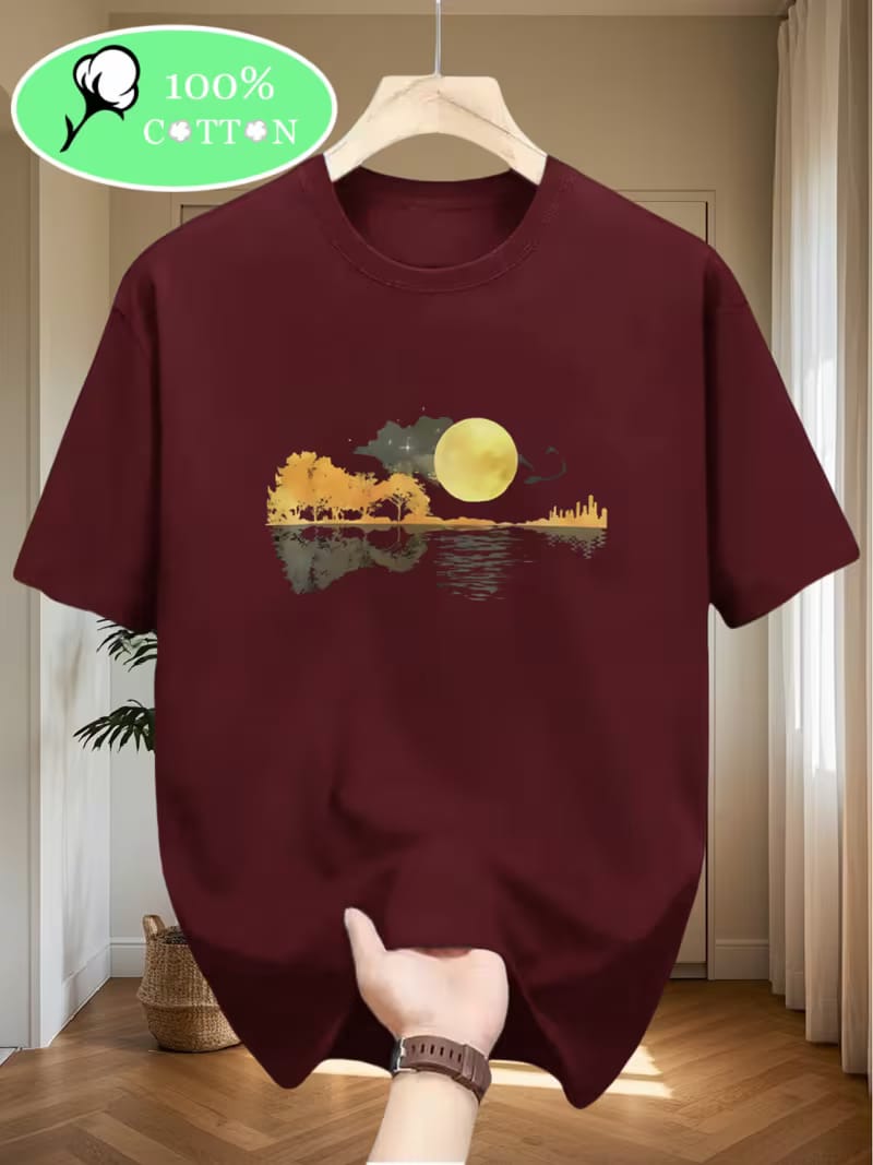 Premium Black Graphic T-Shirt – Badminton Sports Design