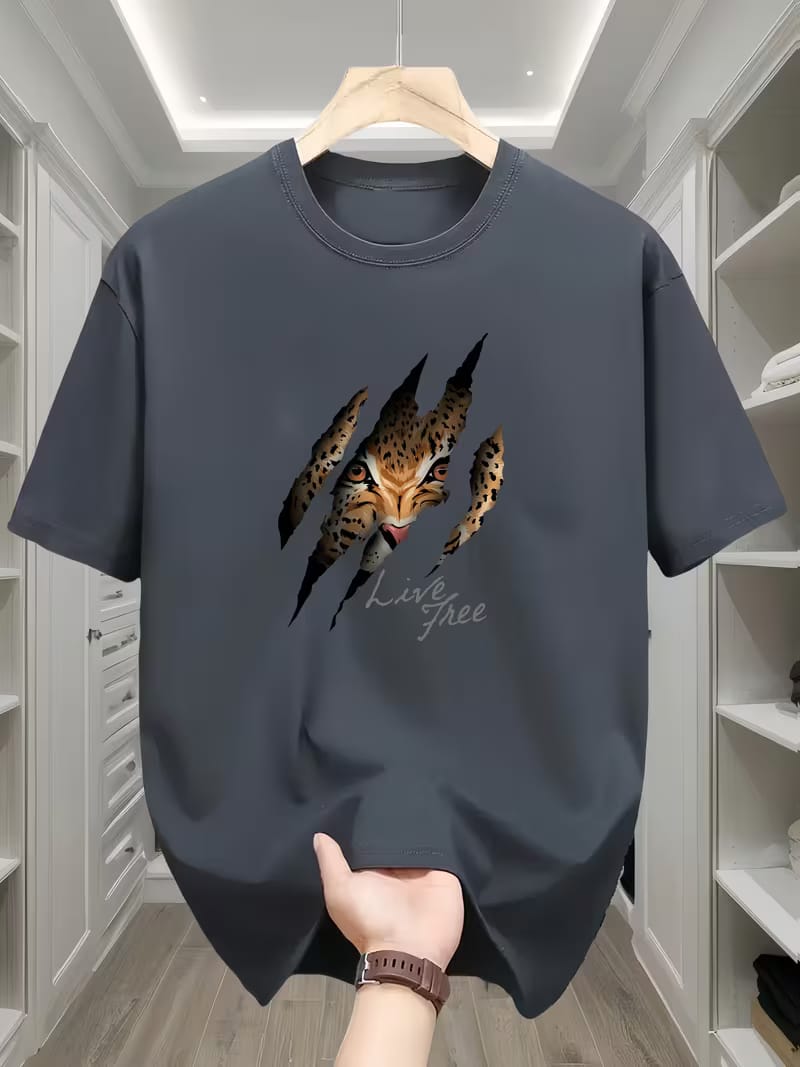 Premium Black Graphic T-Shirt – Badminton Sports Design