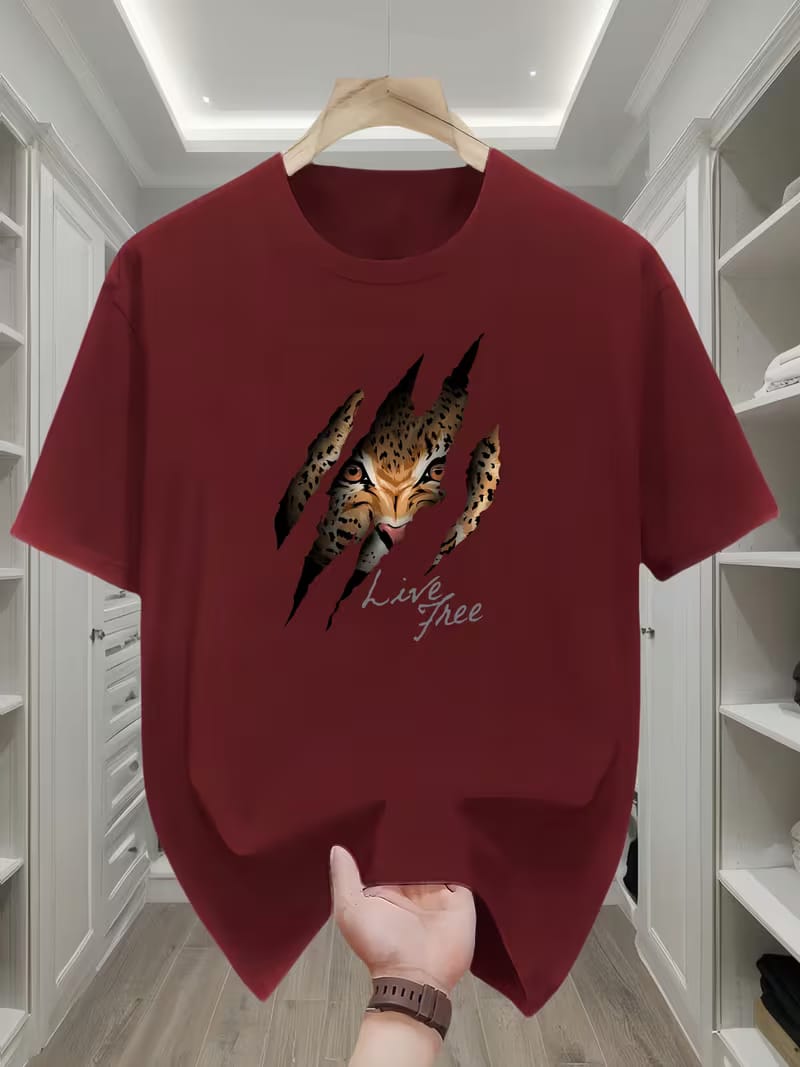 Premium Black Graphic T-Shirt – Badminton Sports Design