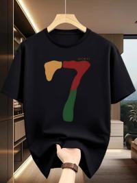 Premium Black Graphic T-Shirt – Badminton Sports Design