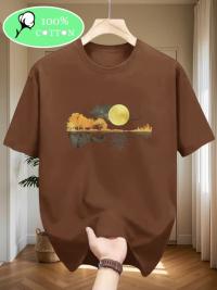 Premium Black Graphic T-Shirt – Badminton Sports Design