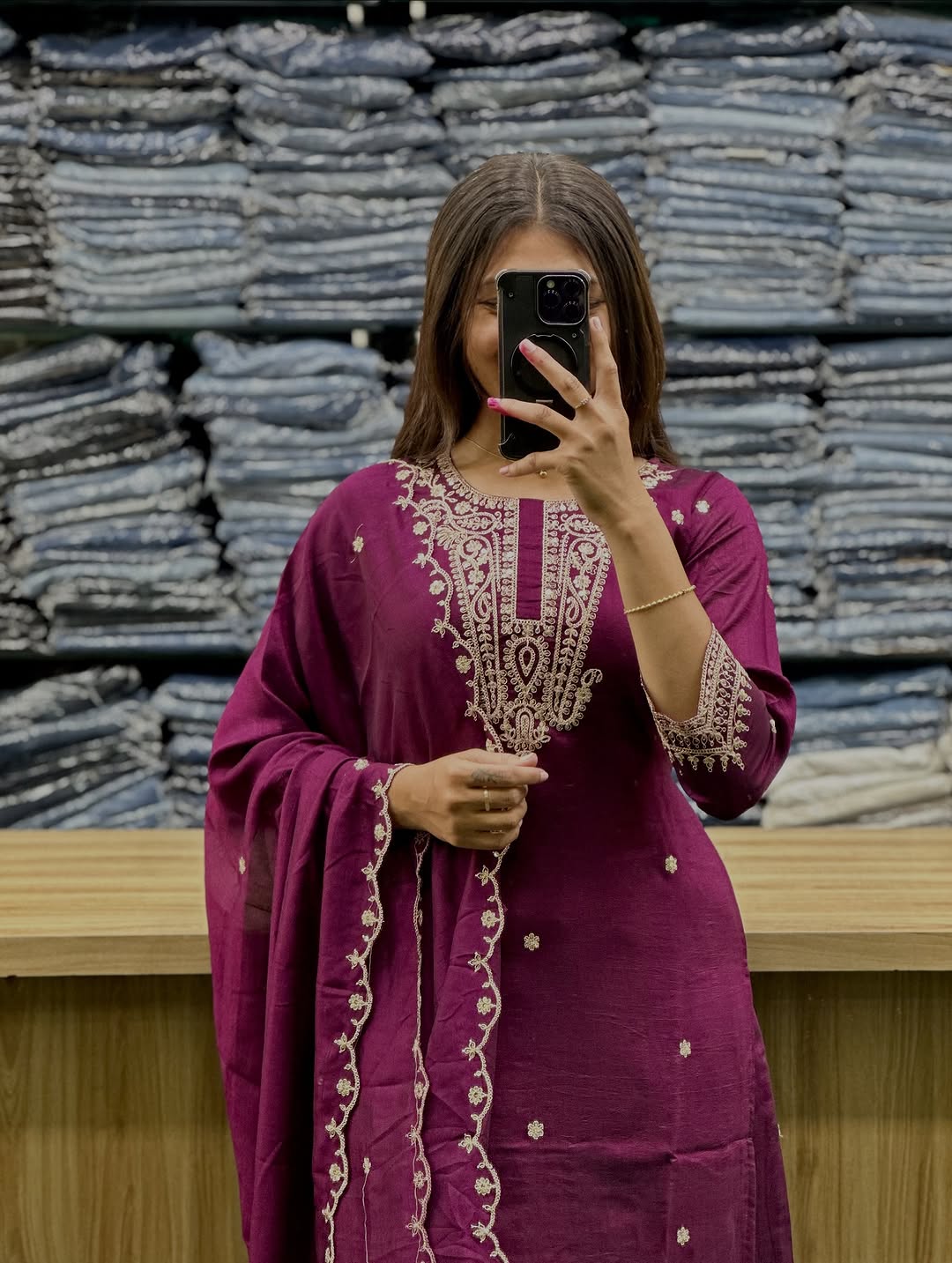 Garara  Dreess embroidery Work