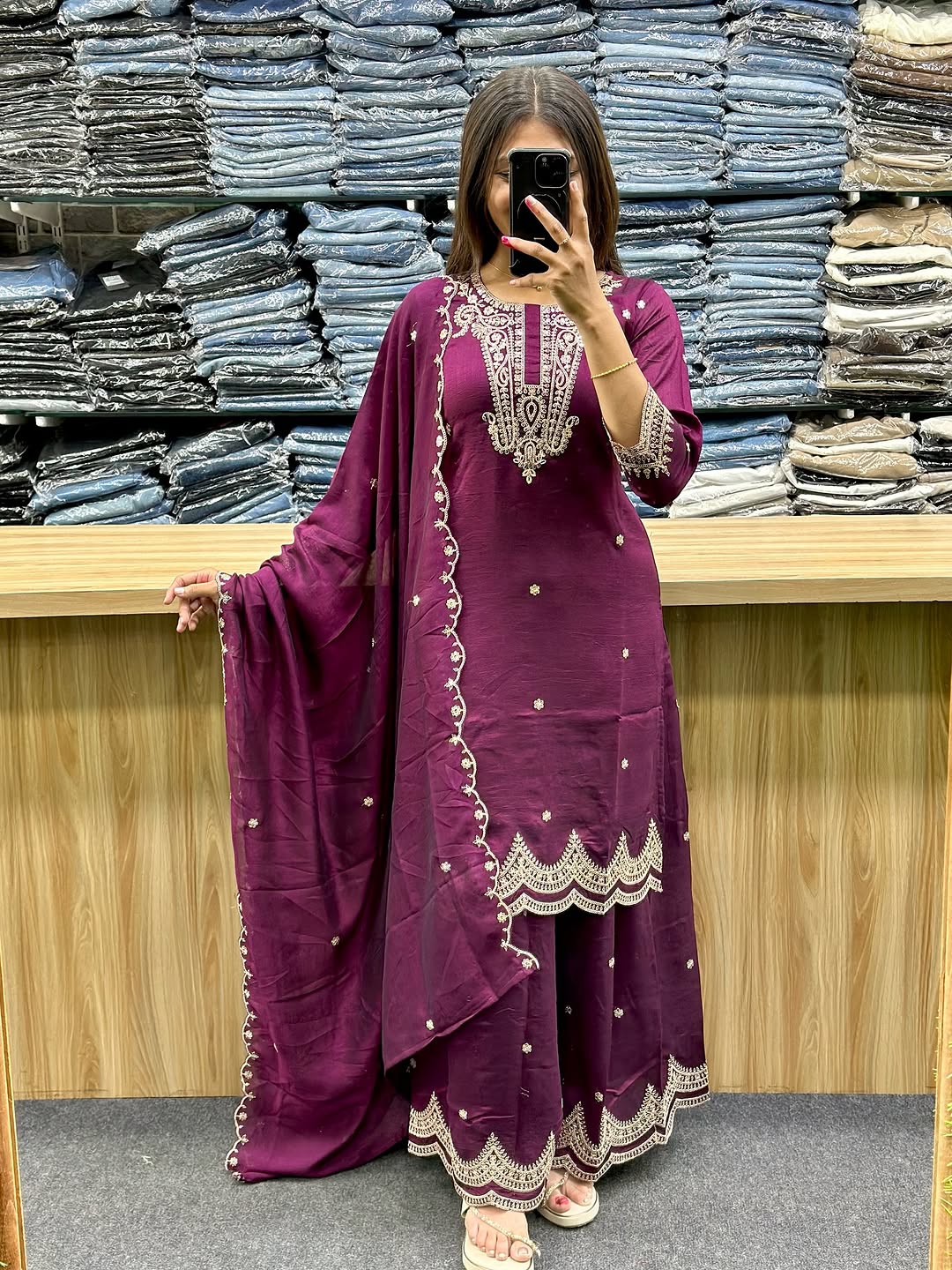 Garara  Dreess embroidery Work