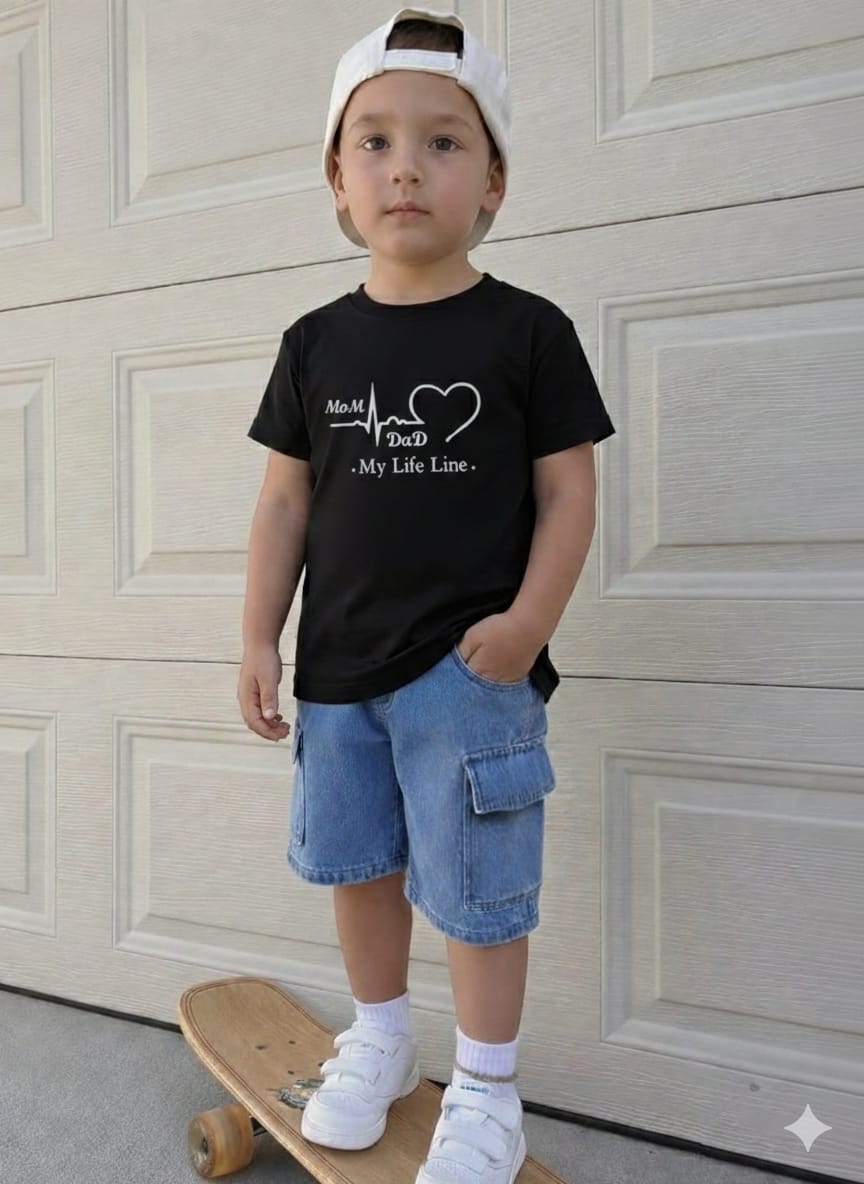Baby TShirt and Denim Pant Set