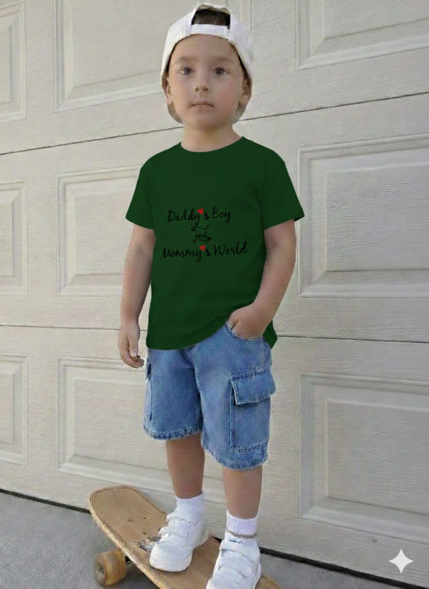 Baby TShirt and Denim Pant Set