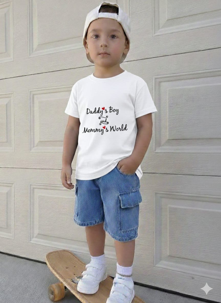 Baby TShirt and Denim Pant Set