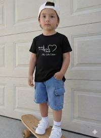 Baby TShirt and Denim Pant Set