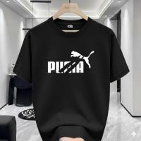 Black Puma Premium Drop Shoulder T-Shirt