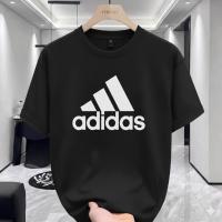 Adidas Black Big Logo Oversized T-Shirt