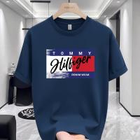 Dark Green Tommy Hilfiger Premium Drop Shoulder T-Shirt