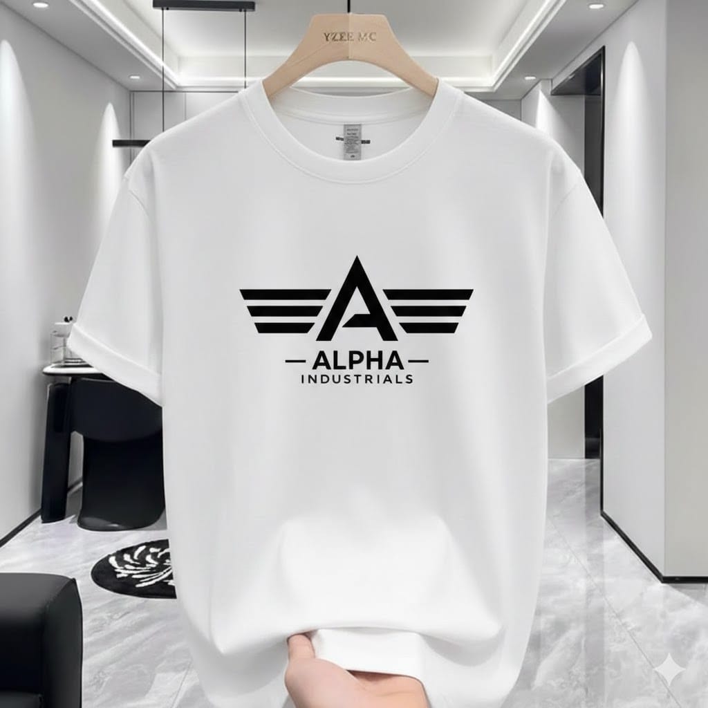 Maroon Alpha Premium Drop Shoulder T-Shirt