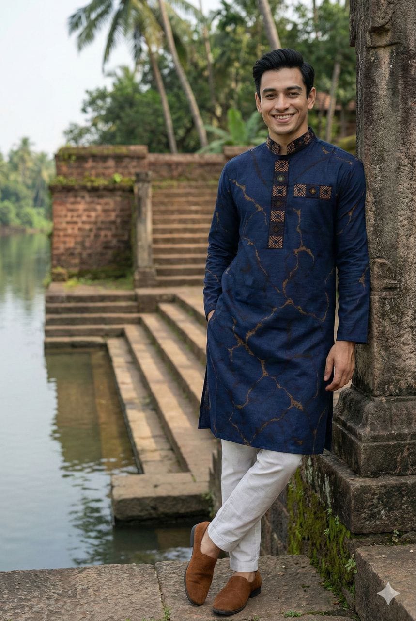 Premium China Micro Stretch Soft Fabric Panjabi for Men