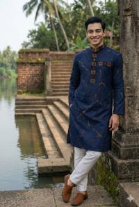 Premium China Micro Stretch Soft Fabric Panjabi for Men